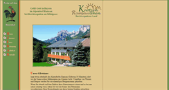 Desktop Screenshot of pension-knotzenlehen.de